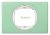 EON egyszeres fedőkeret 80x120, pasztel zöld, fehér tartóval
