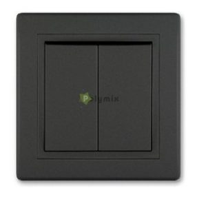 105 csillárkapcsoló, soft-touch fekete