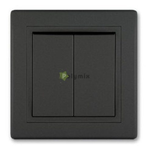 105 csillárkapcsoló, soft-touch fekete