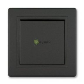 106 alternatív kapcsoló, soft-touch fekete