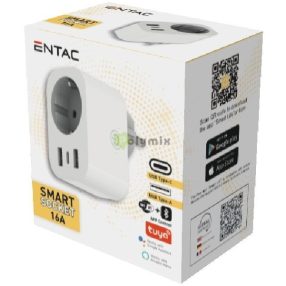   Smart Hálózati Adapter 1x Type-F, 2xUSB-A, 1xUSB-C 2.4A WIBLE