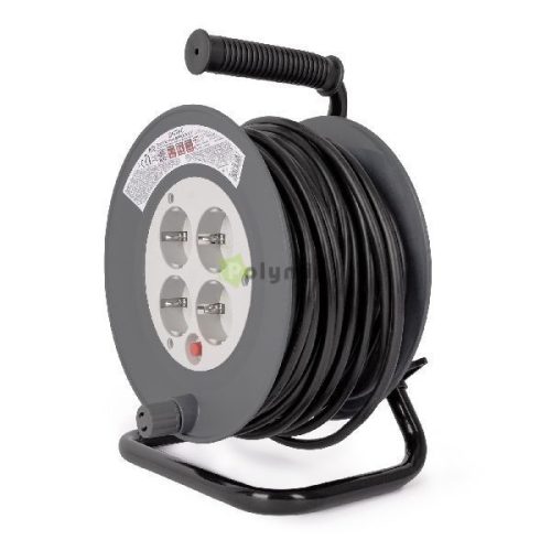 Kábeldobos Hosszabbító 4 Foglalat 20m 3x1mm