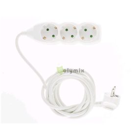 Elosztó 3 Foglalat 1,5m 3G1,5