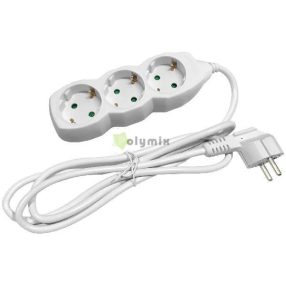 Elosztó 3 Foglalat 5m 3x1.5