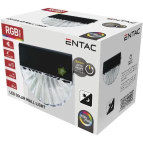 Napelemes Műanyag Lámpa WW+RGB