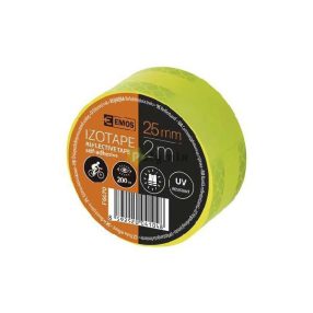 Emos Öntapadó fényvisszaverő szalag 25mm/2m sárga