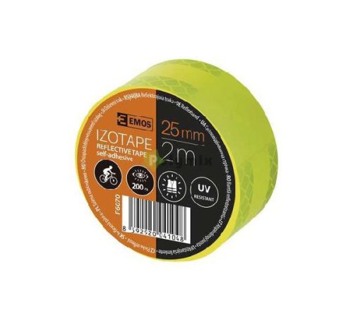 Emos Öntapadó fényvisszaverő szalag 25mm/2m sárga