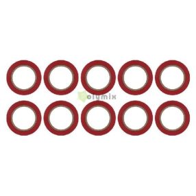 SZALAG PVC 15/10 PIROS