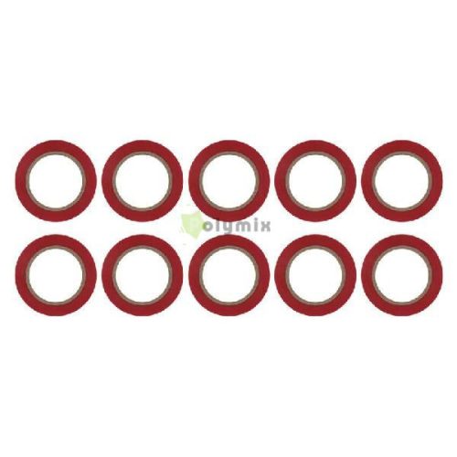 SZALAG PVC 15/10 PIROS