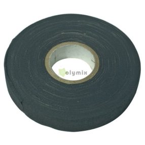 10 m-es (0,396x19mm) fekete TEXTIL szigetelőszalag