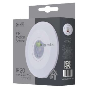 Mozgásérzékelő (PIR) IP20 360° fehér