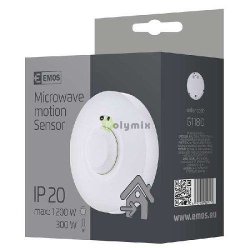 Mozgásérzékelő (MW) IP20 360° fehér