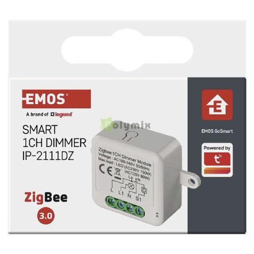 GoSmart fényerőszabályozó modul IP-2111DZ, ZigBee, 1 csatornás