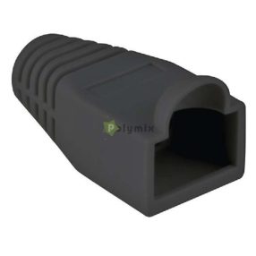 RJ45 csatlakozó védőkupak fekete