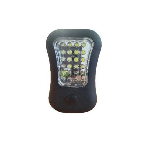 24+4 LED-es gumis lámpa,zöld