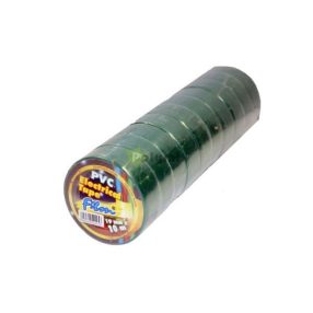 FTM 10 m-es (19mmx10m) zöld szigetelőszalag