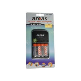 Ni-Mh akkumulátor töltő + 4db 2700mAh ceruza akku