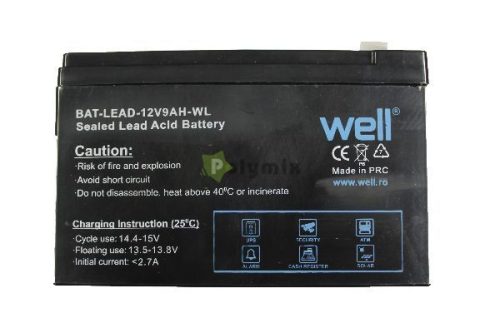 12V - 9 Ah zselés akkumulátor