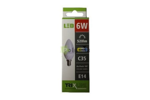 6W-E14 gyertya LED izzó 4200K