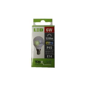 6W-E14 LED kisgömb izzó 4200K