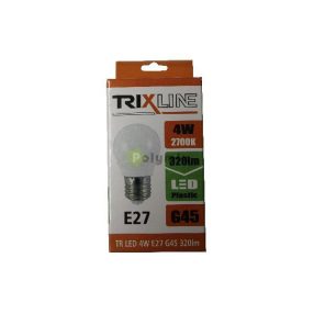 4W-E27 LED kisgömb izzó 2700K