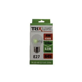 4W-E27 LED kisgömb izzó 4200K