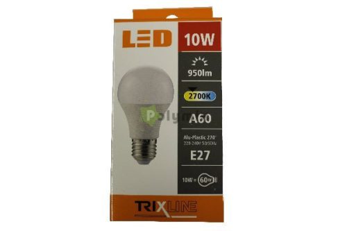 10W-E27 270° A60 LED izzó 2700K