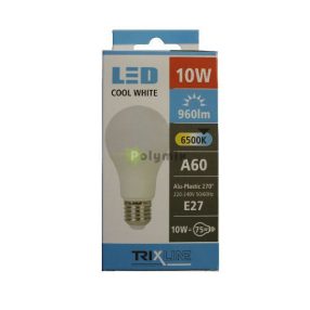 10W-E27 270° A60 LED izzó 6500K
