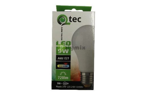 9W-E27 A60 LED izzó 4200K