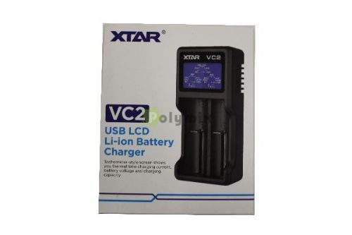 VC2 akkutöltő 2 db lithium akkuhoz