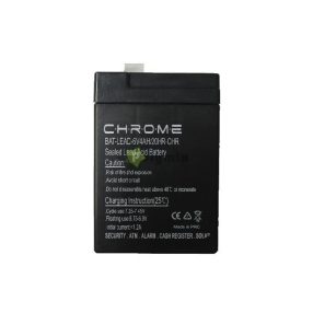 6V 4Ah zselés akkumulátor Chrome