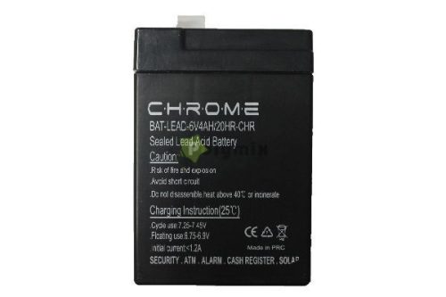 6V 4Ah zselés akkumulátor Chrome
