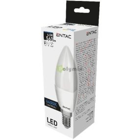 LED Candle 6,5W-E14 CW 6400K
