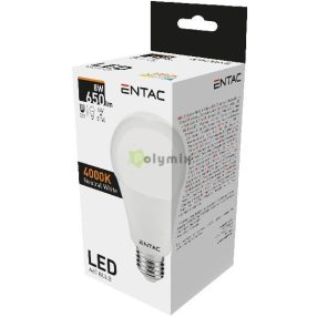 LED Globe E27 8W NW 4000K