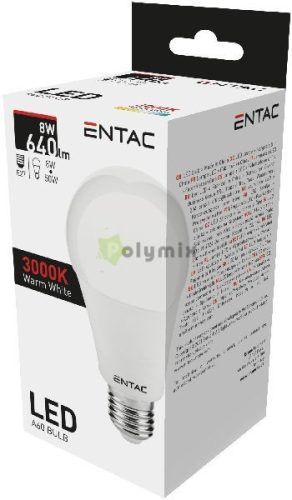 LED Globe E27 8W WW 3000K
