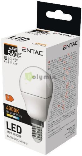 LED Mini Globe E14 6,5W NW 4000K