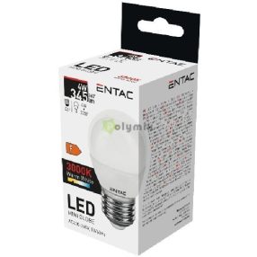 LED Mini Globe E27 4W WW 3000K