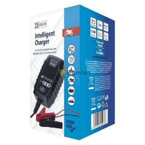 Intelligens motor akkumulátor töltő 6/12V 0,8A
