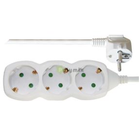 03- 2m 3 foglalatos 2m-es elosztó 3x1mm2