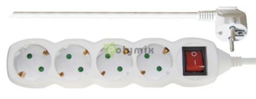 04K-2m 4 foglalatos 2m-es elosztó kapcsolóval 3x1mm2