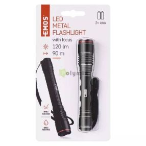LED lámpa fém 120 lm - 2×AAA