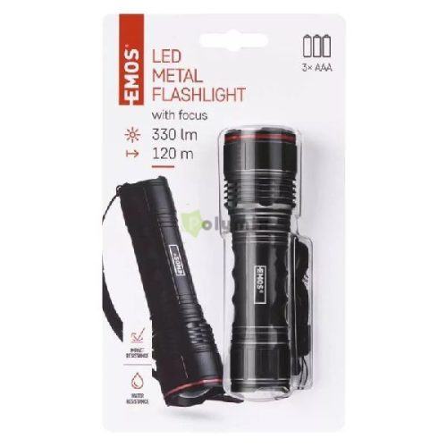 LED zseblámpa 330 lm - 3×AAA