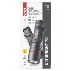LED lámpa ultibright 70340lm 3×AAA