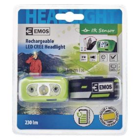 5W CREE LED akkumulátoros fejlámpa