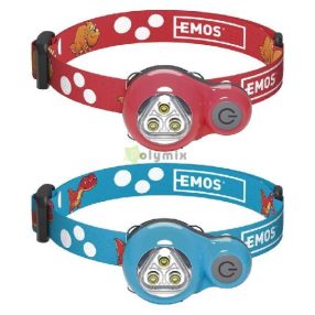 FEJLÁMPA 3 LED 2×CR2032 8DB
