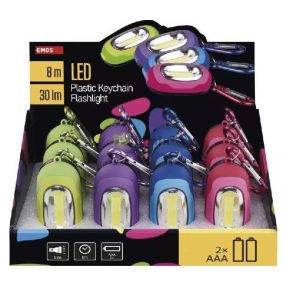 Kulcstartós 1W COB LED lámpa lila