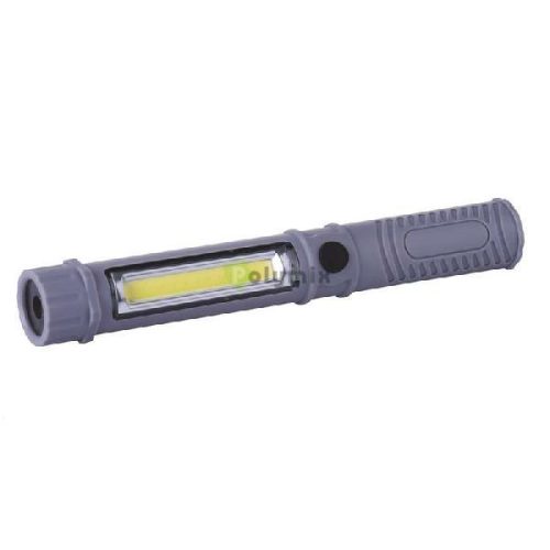 szerelőlámpa 3W + 1 COB LED szürke