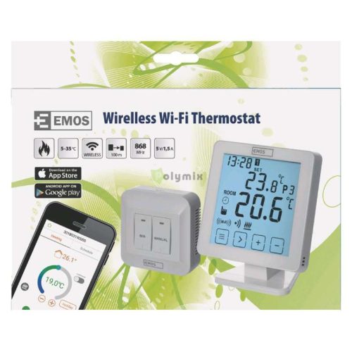 vezeték nélküli termosztát,WI-FI