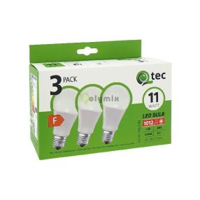11W-E27 A60 LED izzó 4200K 3db/csomag