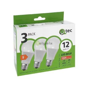 12W-E27 A60 LED izzó 4200K 3db/csomag